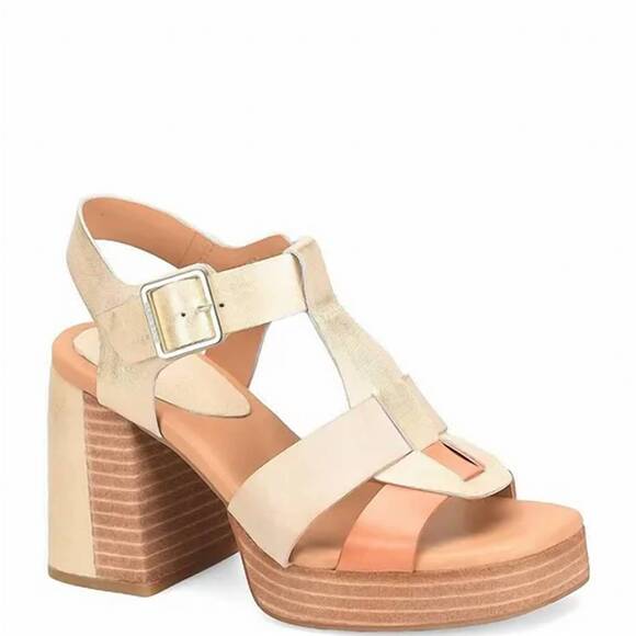 NEW KORK-EASE women's macey sandals in gold